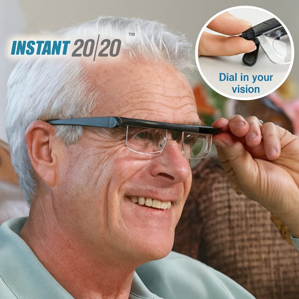 Adjustable Focus Glasses - Vision Tool for Reading, Driving, and More