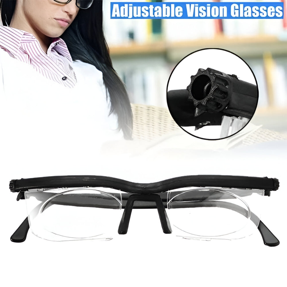 Adjustable Focus Glasses - Vision Tool for Reading, Driving, and More