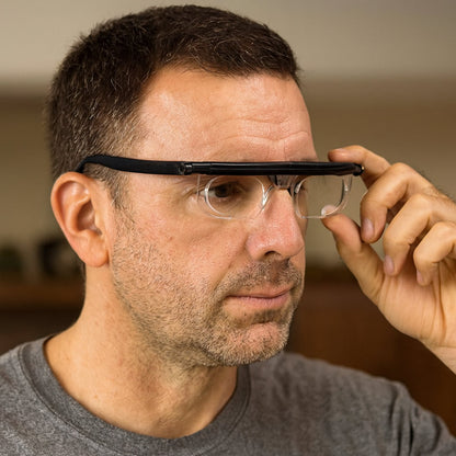 Adjustable Focus Glasses - Vision Tool for Reading, Driving, and More
