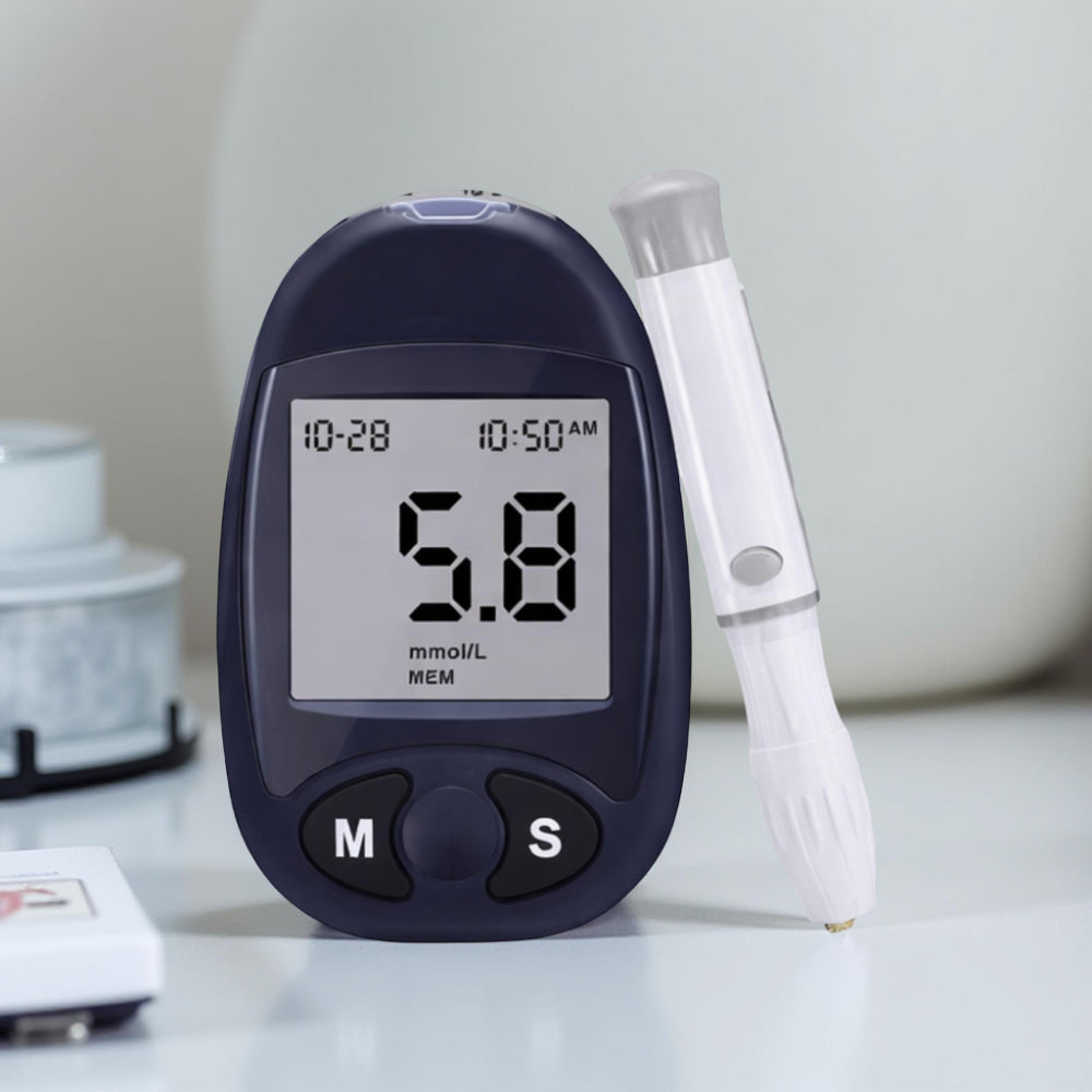 Glucose Monitoring Kit: Accurate Blood Sugar Meter with Test Strips
