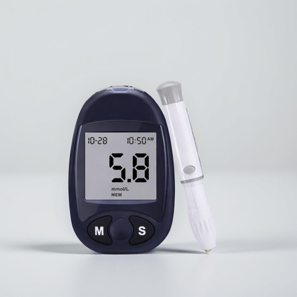 Glucose Monitoring Kit: Accurate Blood Sugar Meter with Test Strips