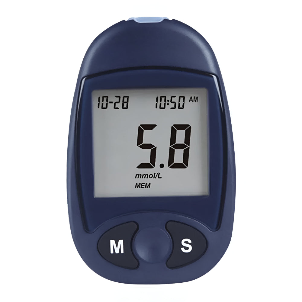 Glucose Monitoring Kit: Accurate Blood Sugar Meter with Test Strips