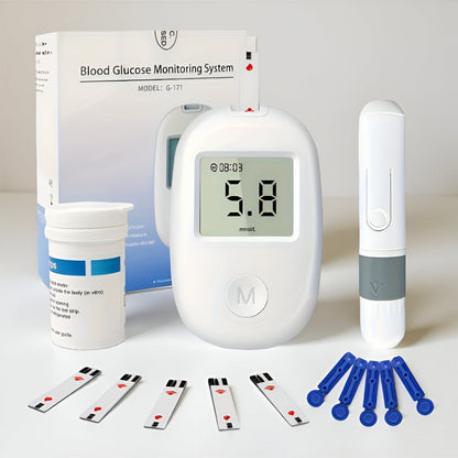 Digital Glucose Monitor Kit - Easy-to-Use Blood Sugar Test Meter Device