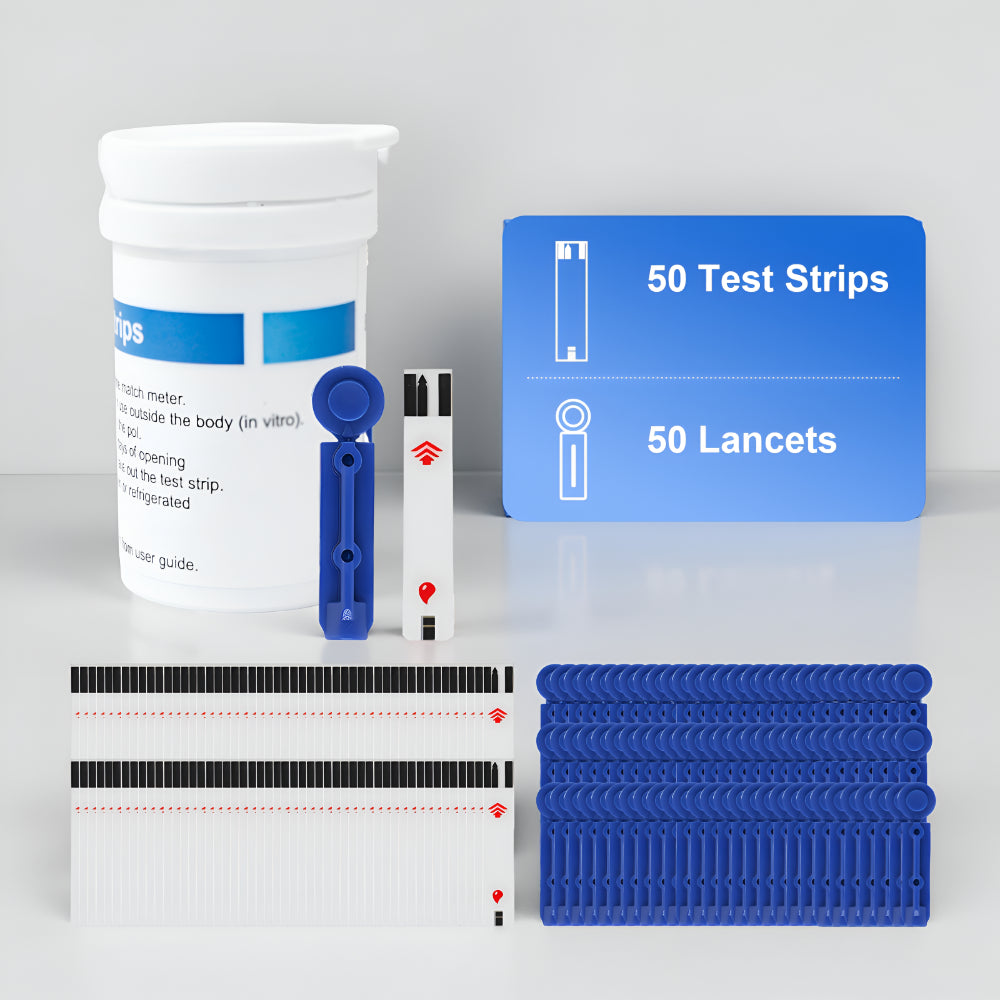 Digital Glucose Monitor Kit - Easy-to-Use Blood Sugar Test Meter Device