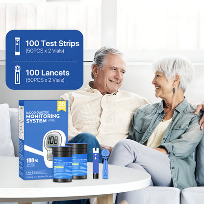Digital Blood Glucose Monitor Kit – Complete Blood Sugar Meter Set