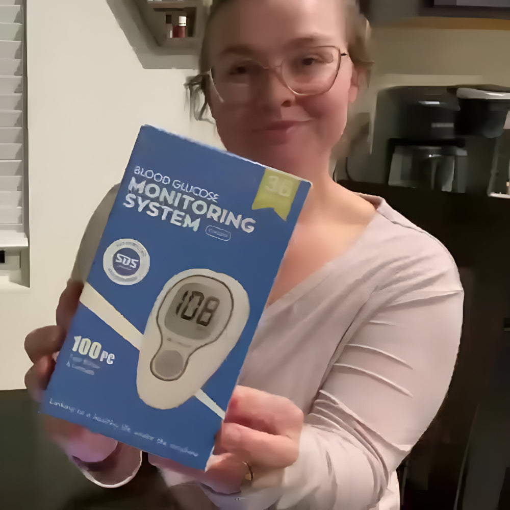 Digital Blood Glucose Monitor Kit – Complete Blood Sugar Meter Set