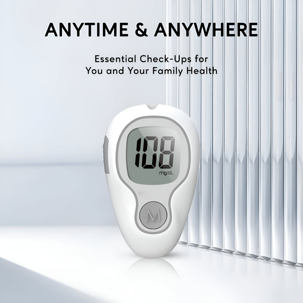 Digital Blood Glucose Monitor Kit – Complete Blood Sugar Meter Set