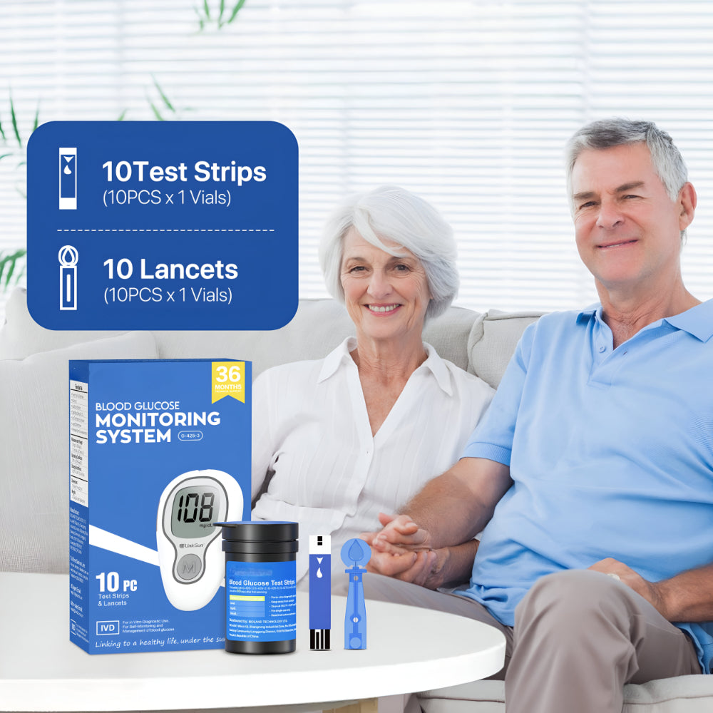 Digital Blood Glucose Monitor Kit – Complete Blood Sugar Meter Set