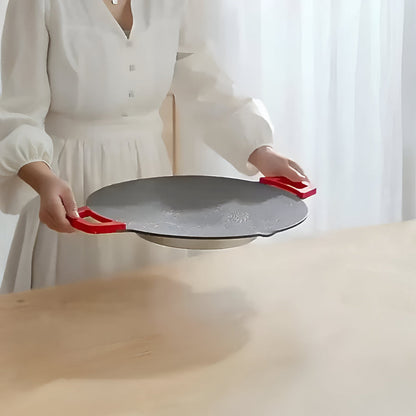 Cast Iron Grill Pan - Smokeless Indoor Griddle for Perfect Home Grilling