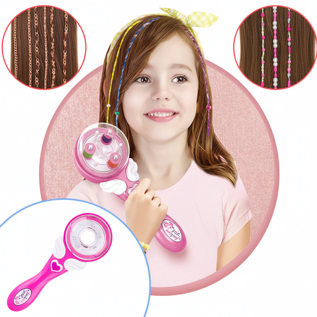 Automatic Hair Braider Kit – Magic Jewel Drill Styling Tool Set for Effortless, Salon-Quality Hair
