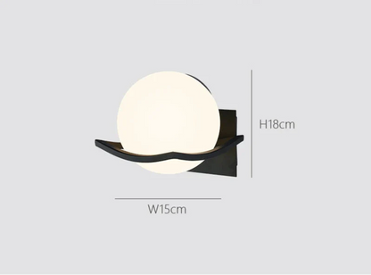 Makar Wall Light - Sleek Modern European Glass Globe