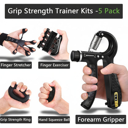 Adjustable Metal Hand Gripper – Forearm Strength Trainer for Effective Workouts