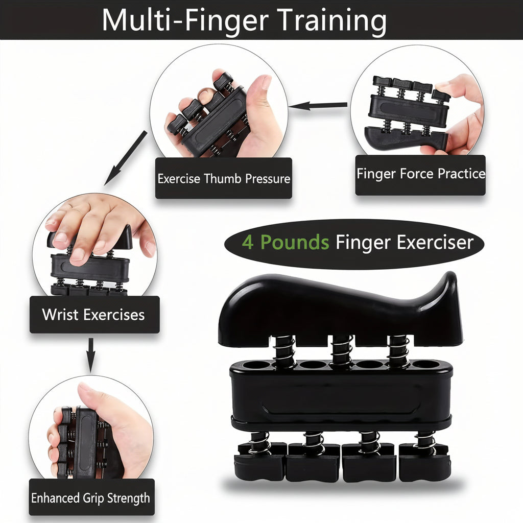 Adjustable Metal Hand Gripper – Forearm Strength Trainer for Effective Workouts