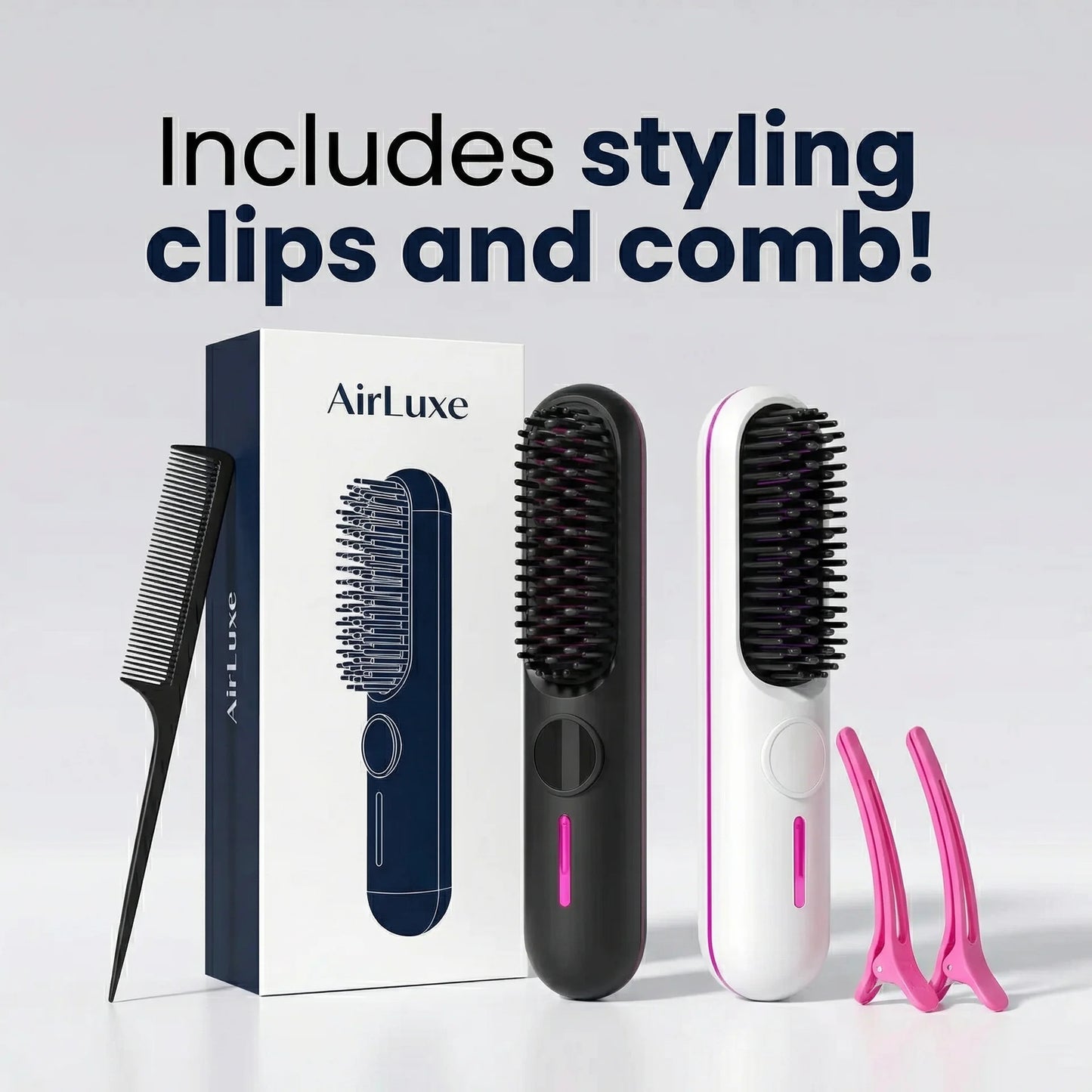 AirLuxe Portable Straightener Brush