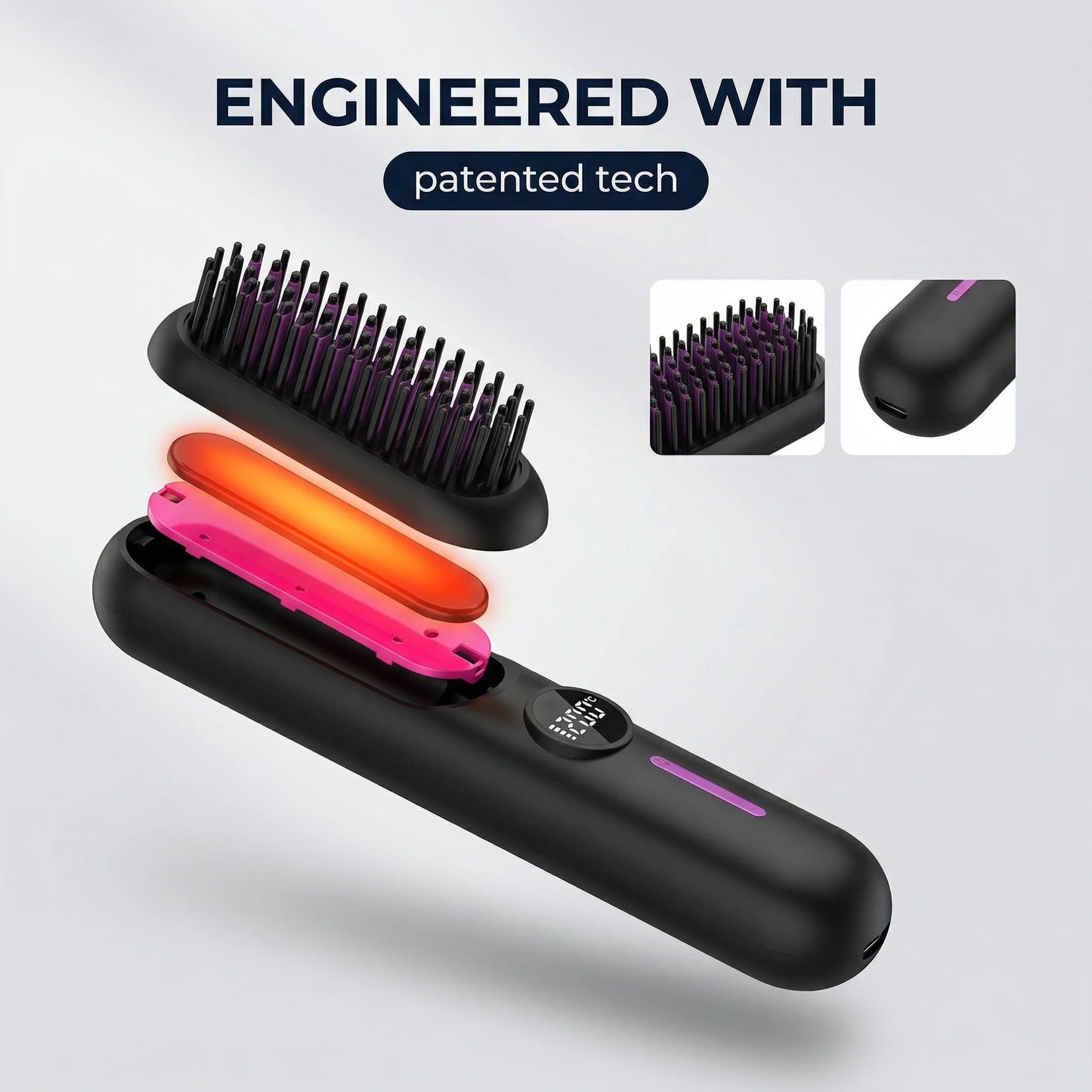 AirLuxe Portable Straightener Brush