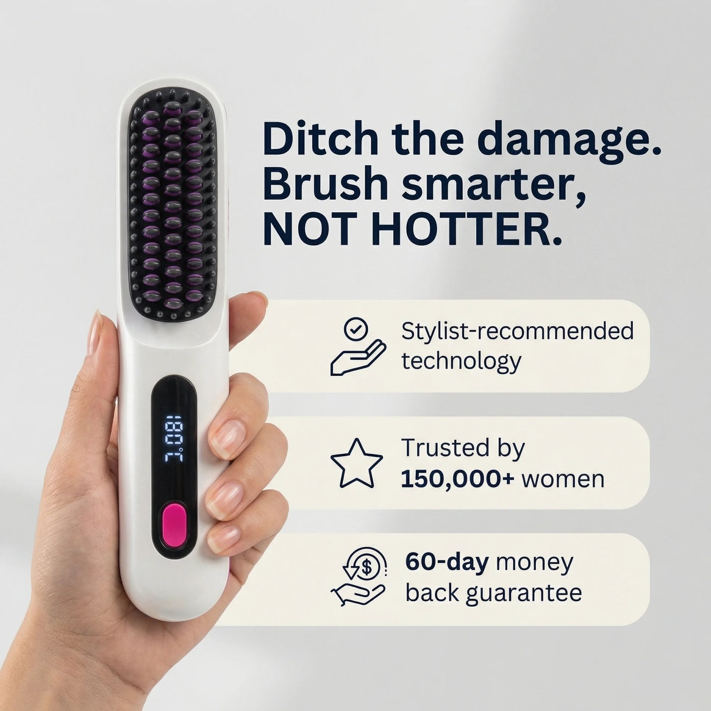 AirLuxe Portable Straightener Brush