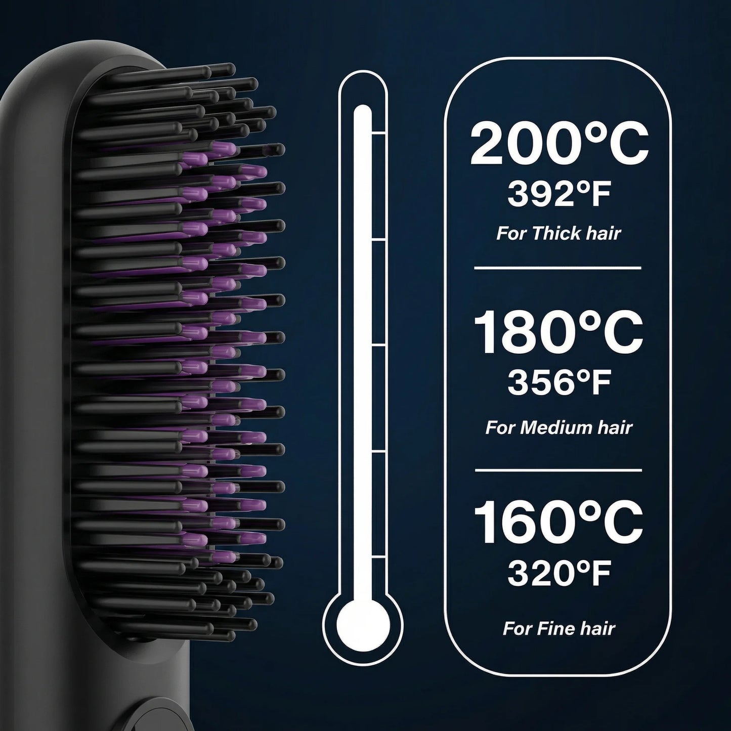 AirLuxe Portable Straightener Brush