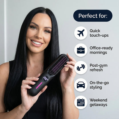 AirLuxe Portable Straightener Brush