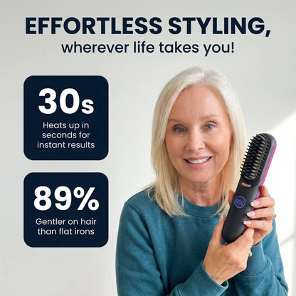AirLuxe Portable Straightener Brush