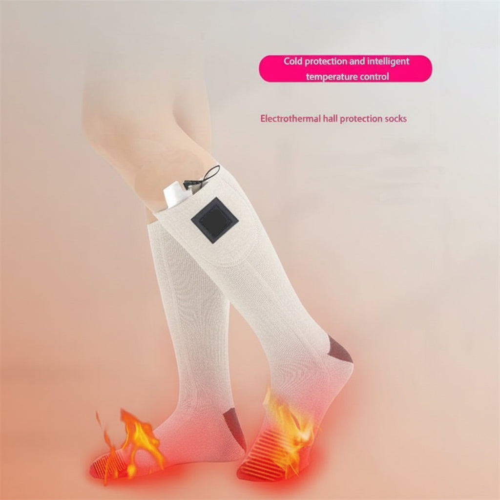 Electric Heated Socks – Thermal Foot Warmer for Winter and Outdoor Use