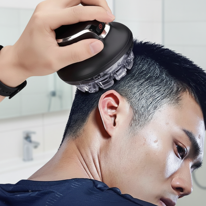 Cordless Hair Clipper & Electric Trimmer – 360° Safe Head Shaver