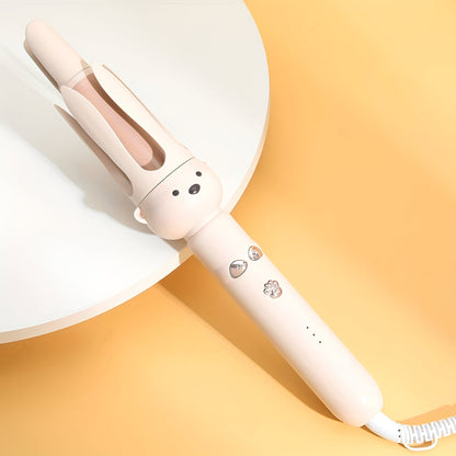 Automatic Rotating Ceramic Hair Curler - Easy Styling Curling Iron for Effortless Beachy Waves