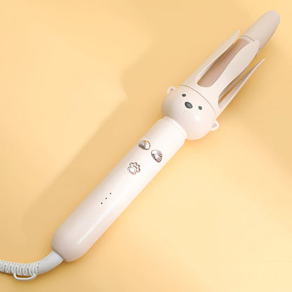 Automatic Rotating Ceramic Hair Curler - Easy Styling Curling Iron for Effortless Beachy Waves