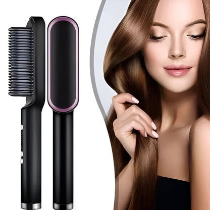 Heated Hair Straightening Comb – Fast, Salon-Quality Styling Brush