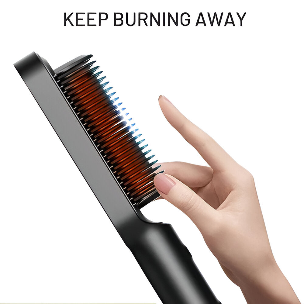 Heated Hair Straightening Comb – Fast, Salon-Quality Styling Brush