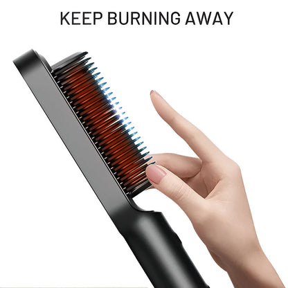 Heated Hair Straightening Comb – Fast, Salon-Quality Styling Brush