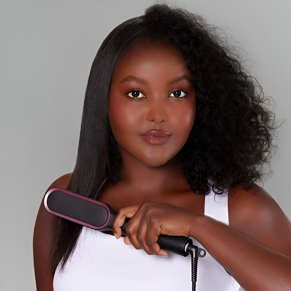 Heated Hair Straightening Comb – Fast, Salon-Quality Styling Brush
