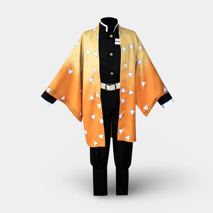 Halloween Anime Haori Costume with Wig - Cosplay Outfit