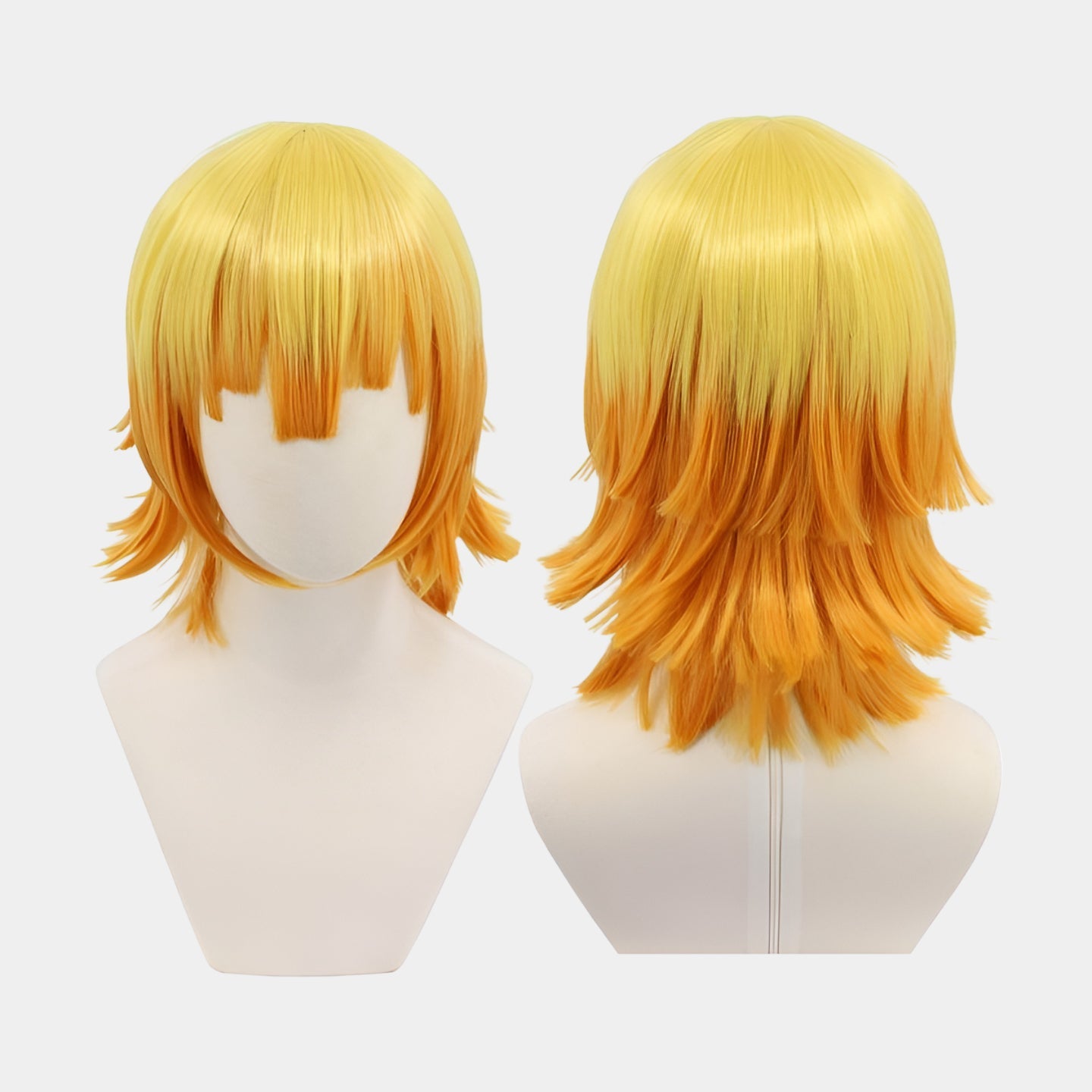 Halloween Anime Haori Costume with Wig - Cosplay Outfit