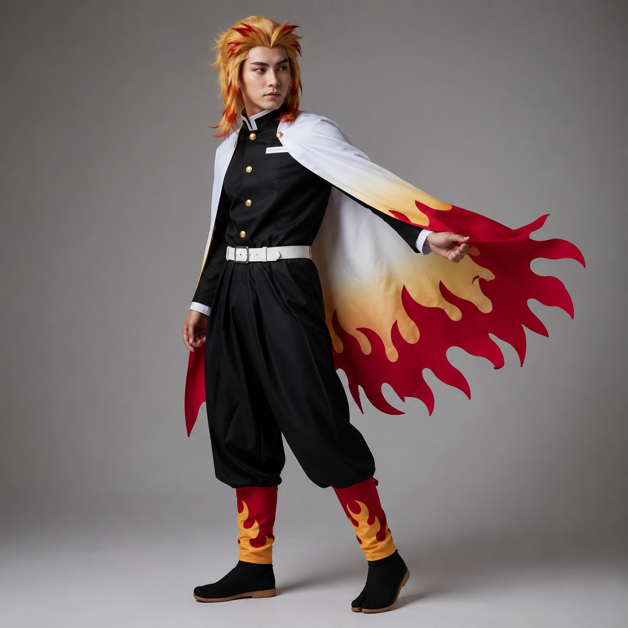 Epic Anime Warrior Kimono Cosplay Costume for Halloween