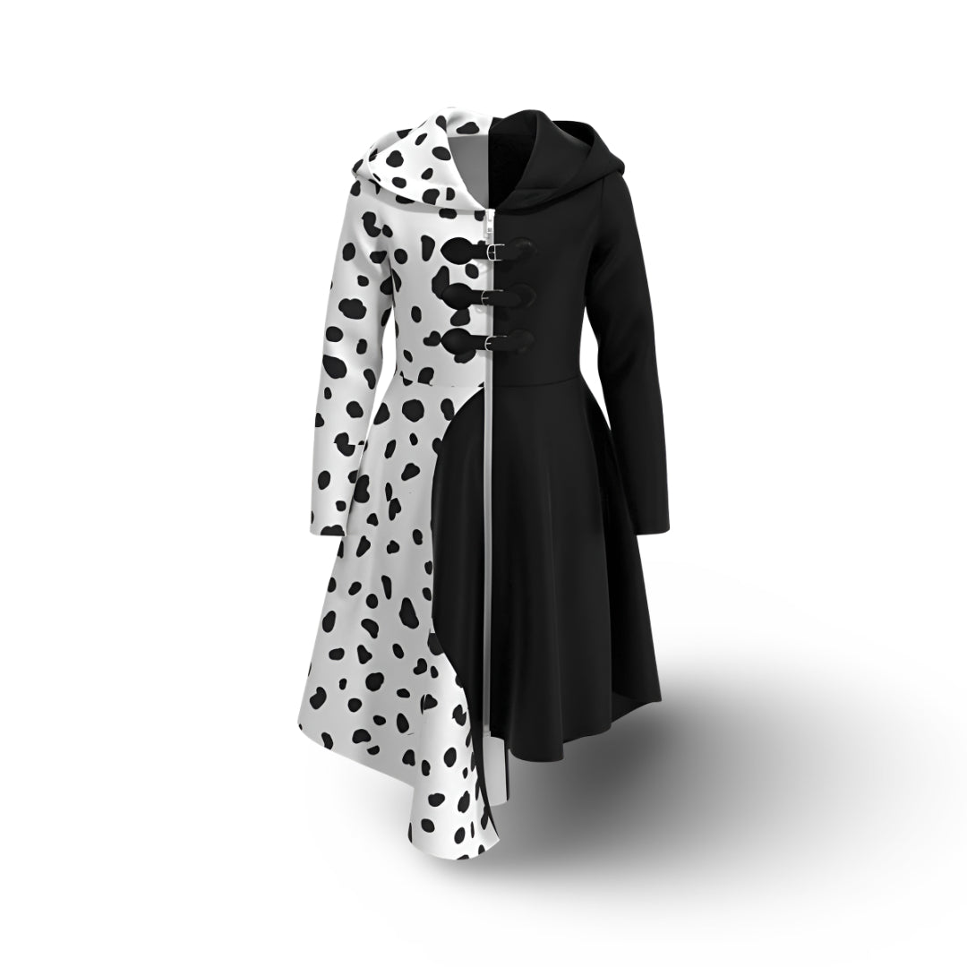 Halloween Costume: Spotted Dress Cape Cosplay Outfit