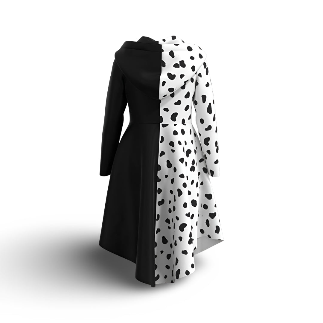 Halloween Costume: Spotted Dress Cape Cosplay Outfit