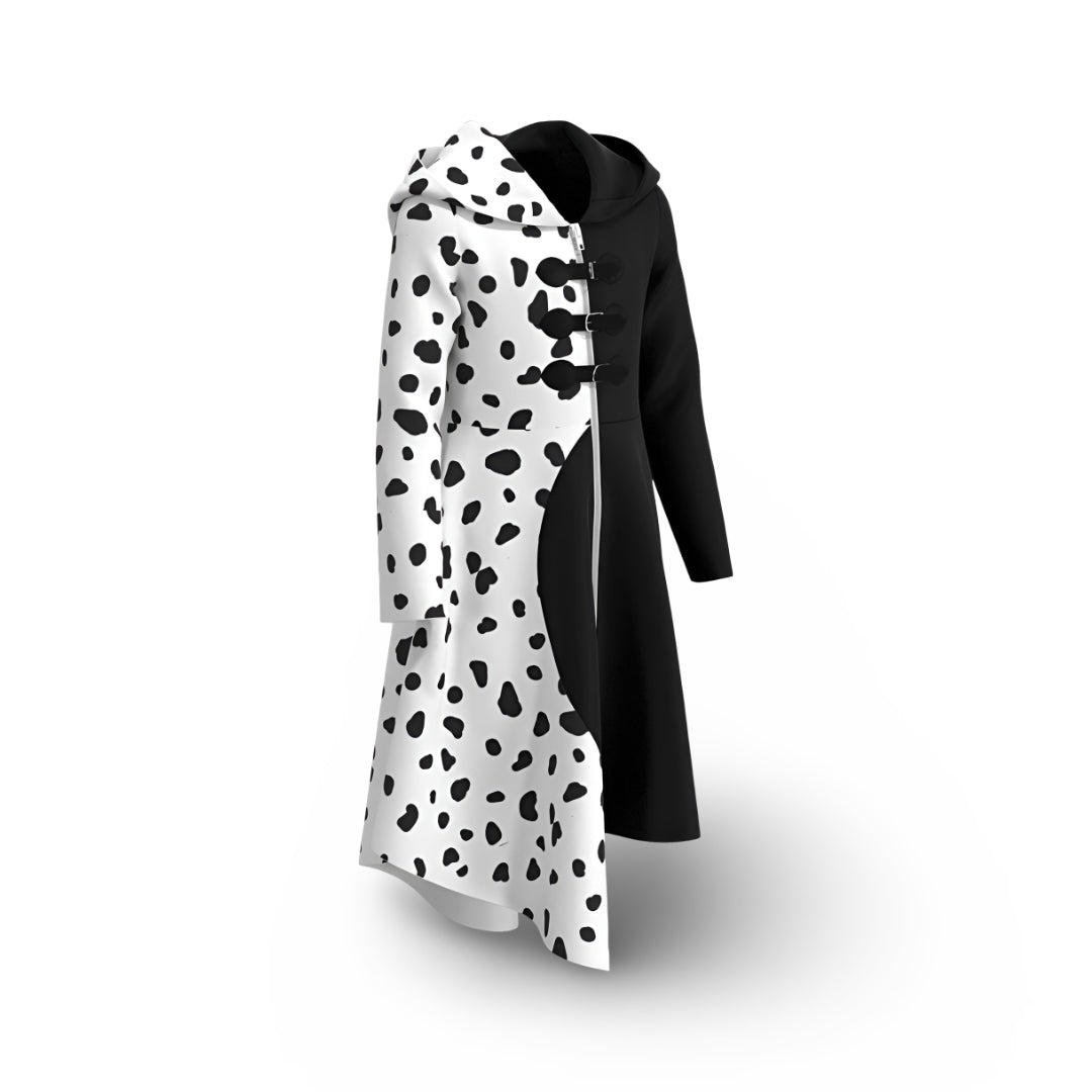 Halloween Costume: Spotted Dress Cape Cosplay Outfit