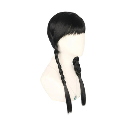 Braided Halloween Costume Wig – Dress-Up Hair Accessory