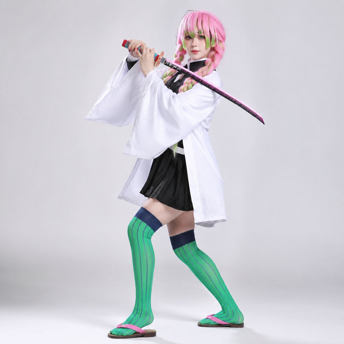 Anime Kimono Cosplay Costume Set – Halloween Party Outfit