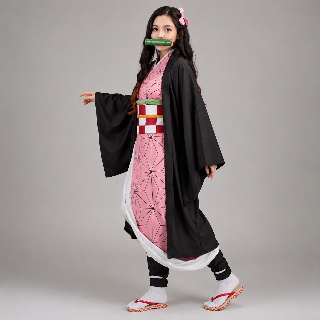 Anime Kimono Cosplay Costume Set – Halloween Party Outfit