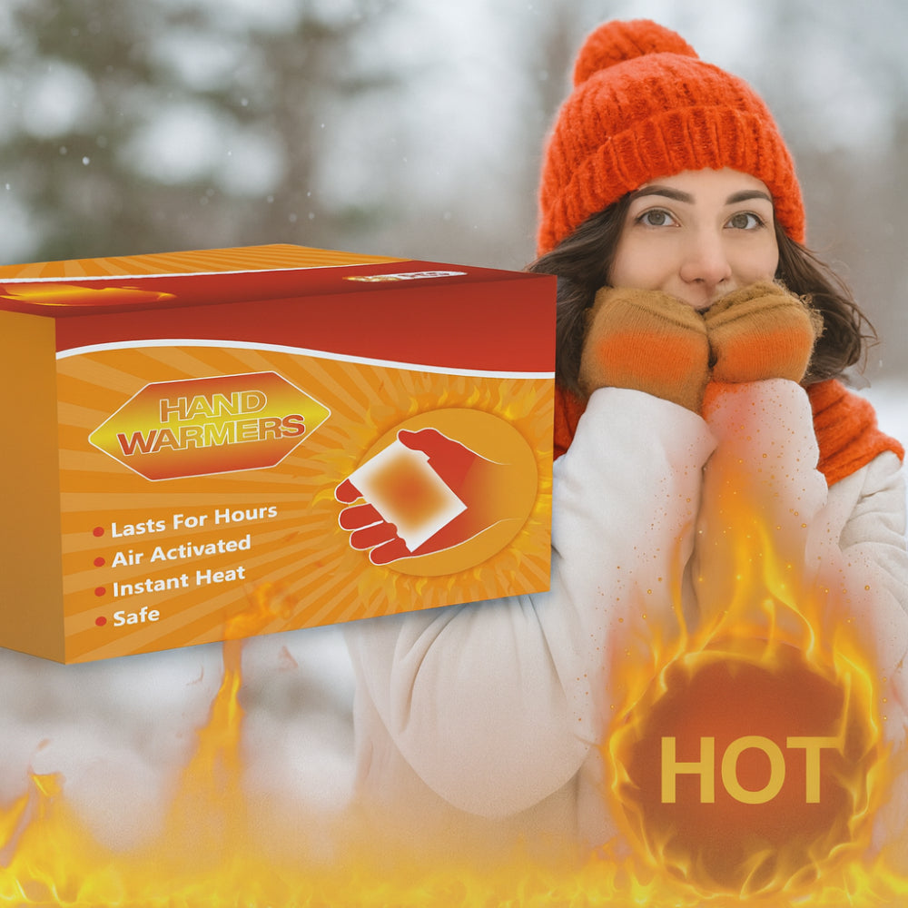 Carbon Fiber Disposable Hand Warmers – Instant Heat Packs