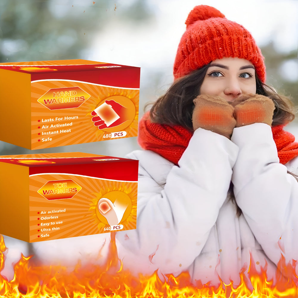 Carbon Fiber Disposable Hand Warmers – Instant Heat Packs