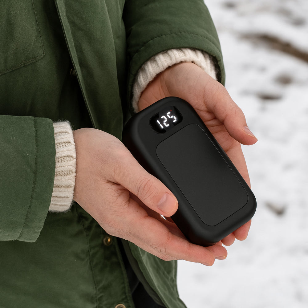 Dual-Pack Rechargeable Hand Warmers – Compact Portable Pocket Electric Warmers for Instant Heat