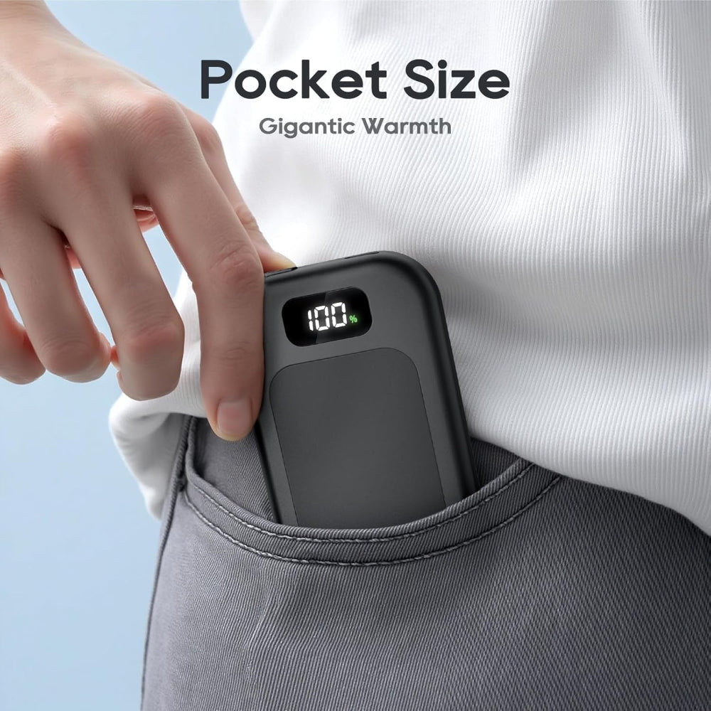 Dual-Pack Rechargeable Hand Warmers – Compact Portable Pocket Electric Warmers for Instant Heat