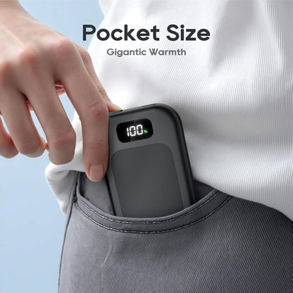 Dual-Pack Rechargeable Hand Warmers – Compact Portable Pocket Electric Warmers for Instant Heat