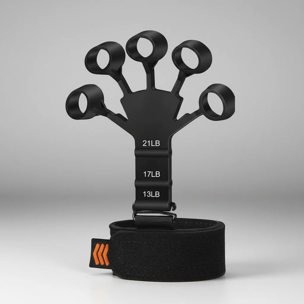 Adjustable Finger Strengthener & Hand Grip Trainer for Superior Grip