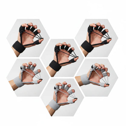 Adjustable Finger Strengthener & Hand Grip Trainer for Superior Grip