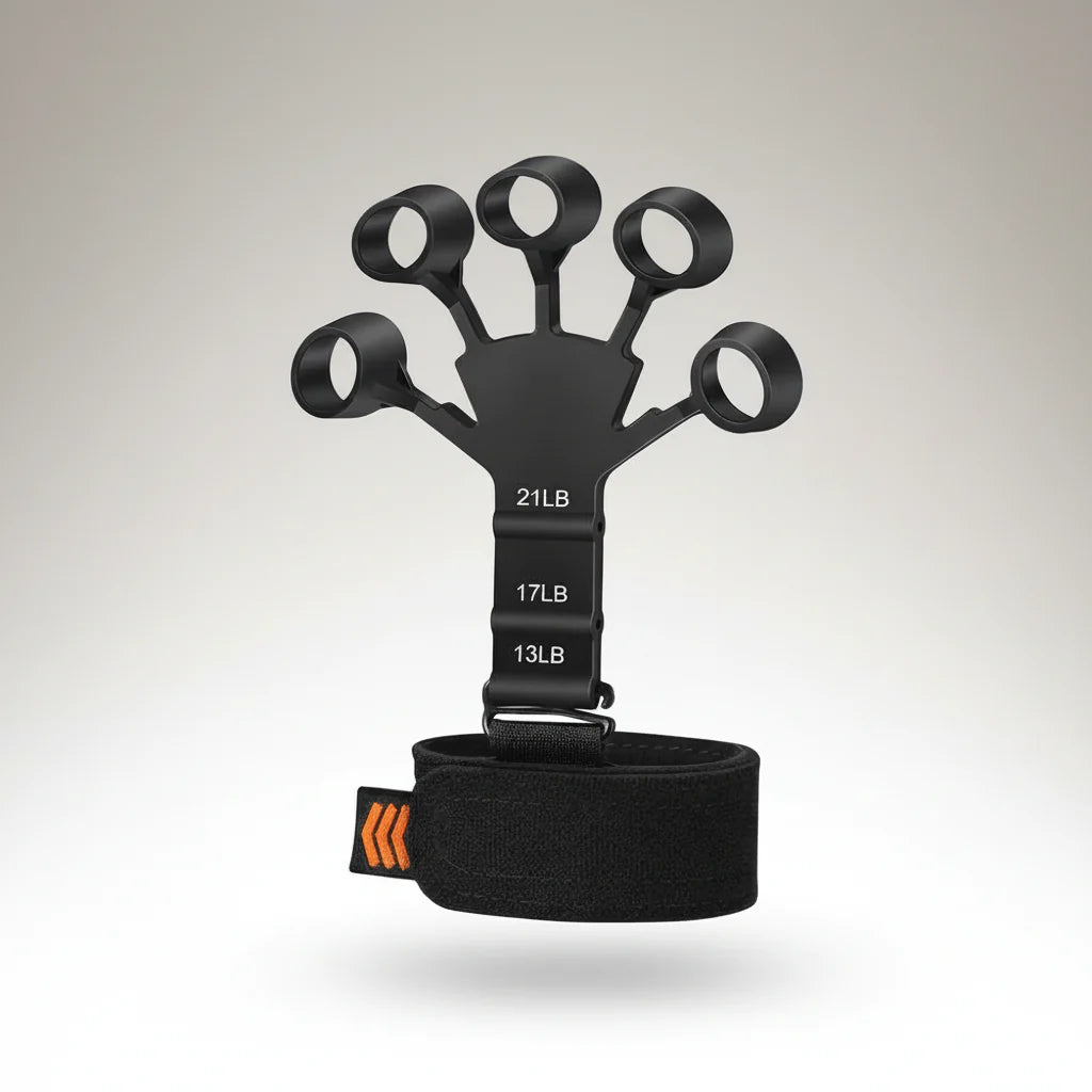 Adjustable Finger Strengthener & Hand Grip Trainer for Superior Grip