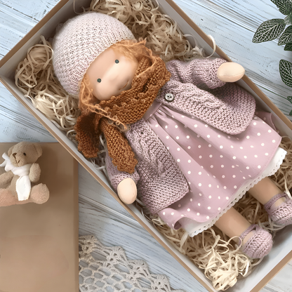 Handmade Fabric Doll for Imaginative Play