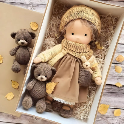 Handmade Fabric Doll for Imaginative Play